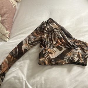 One shoulder Zara top xs